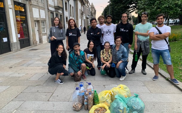 Braga Plogging recolhe 20 mil beatas em duas horas no centro da cidade