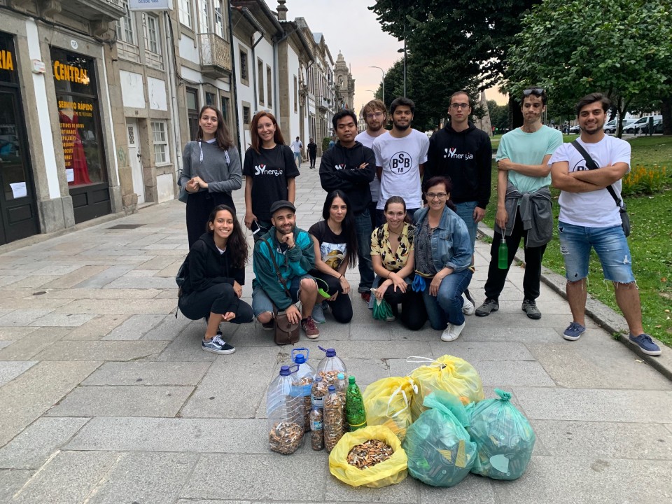 Braga Plogging recolhe 20 mil beatas em duas horas no centro da cidade