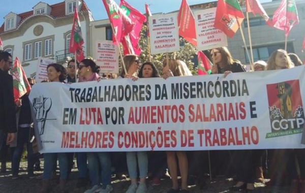 Trabalhadores de Misericórdias em greve ao trabalho extra a partir desta quinta-feira até ao fim do ano