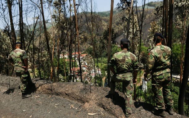 Incêndios: Militares reforçam vigilância no distrito de Braga por tempo indeterminado
