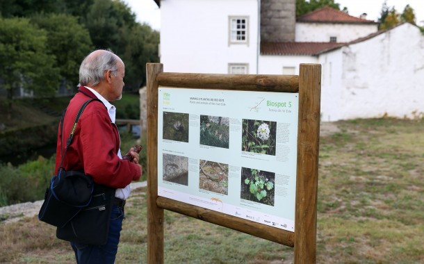Braga instala biospots sobre biodiversidade do rio Este