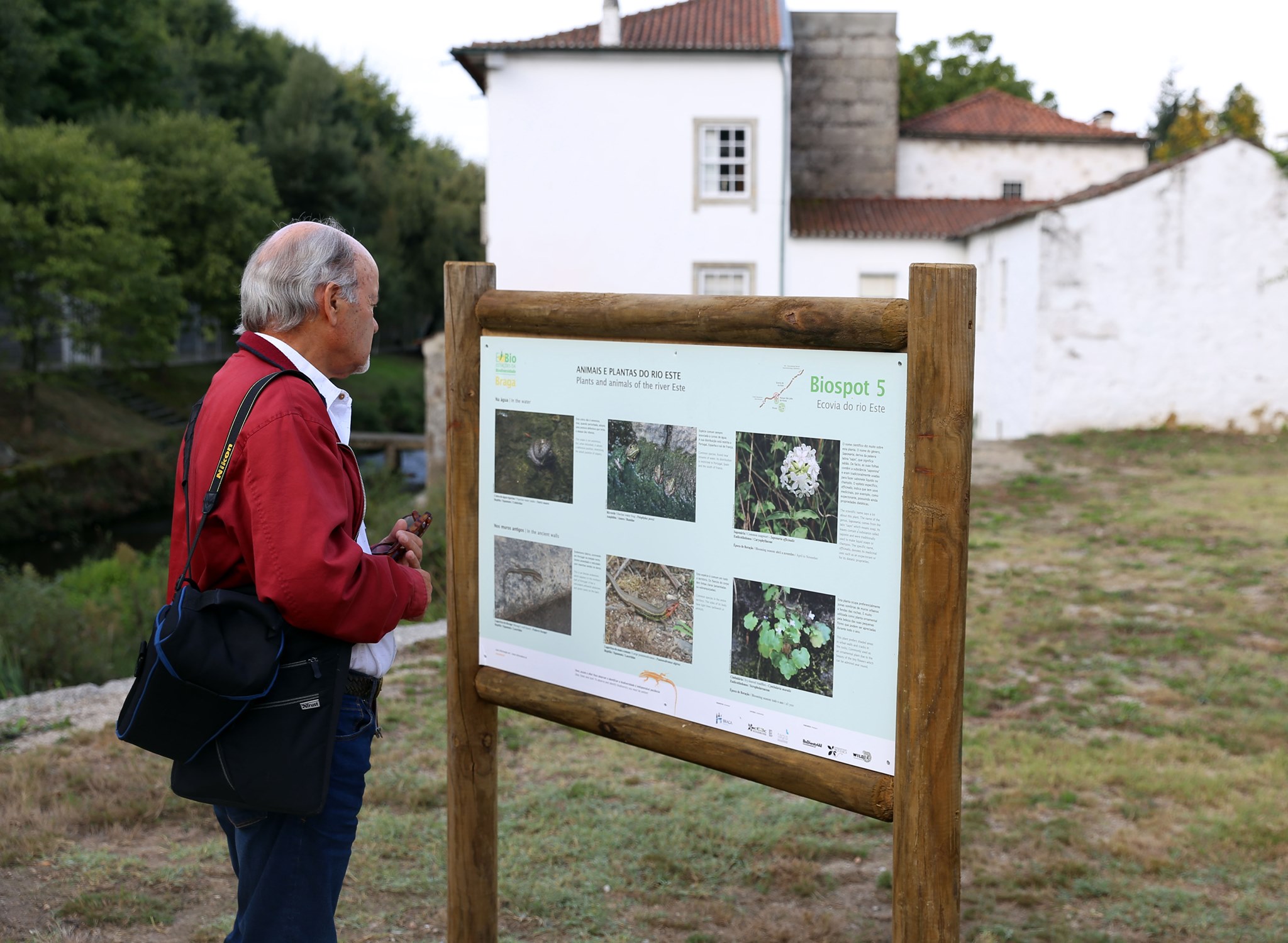 Braga instala biospots sobre biodiversidade do rio Este
