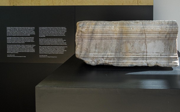 Pedra do Circo Máximo de Roma doada a Braga já está no Museu D. Diogo de Sousa