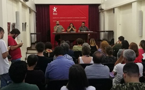 Legislativas: BE apresenta em Braga programa eleitoral com clima, emprego e serviços públicos como prioridades