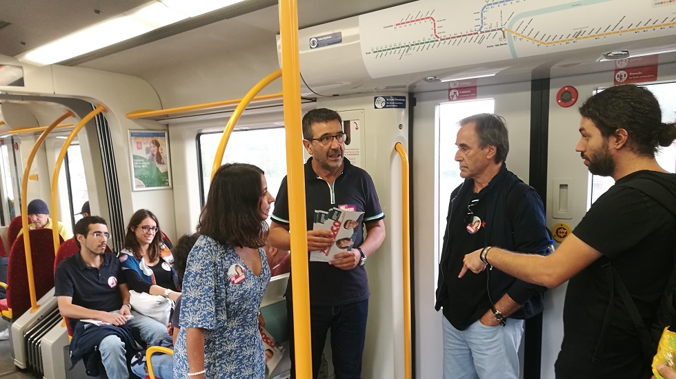 CAMPANHA: Bloco exige comboio directo entre Braga e Guimarães