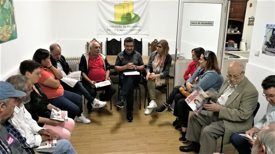 CAMPANHA – “Habitação é parente pobre do investimento publico”, diz José Maria Cardoso (BE) em Guimarães