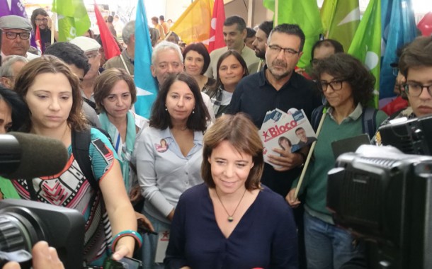 Legislativas: BE defende na feira semanal da Vila de Prado salário mínimo de 650 euros “já em 2020”