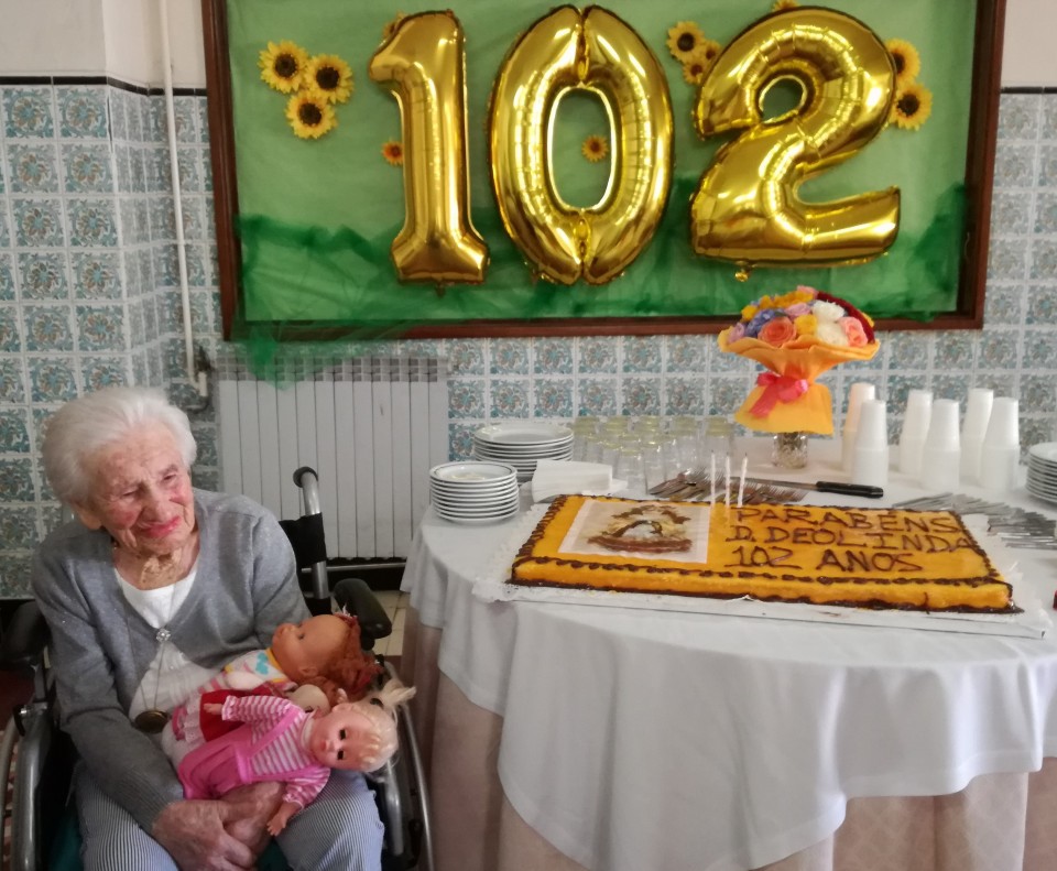 Utente do Lar da Misericórdia de Barcelos celebra 102 anos de idade