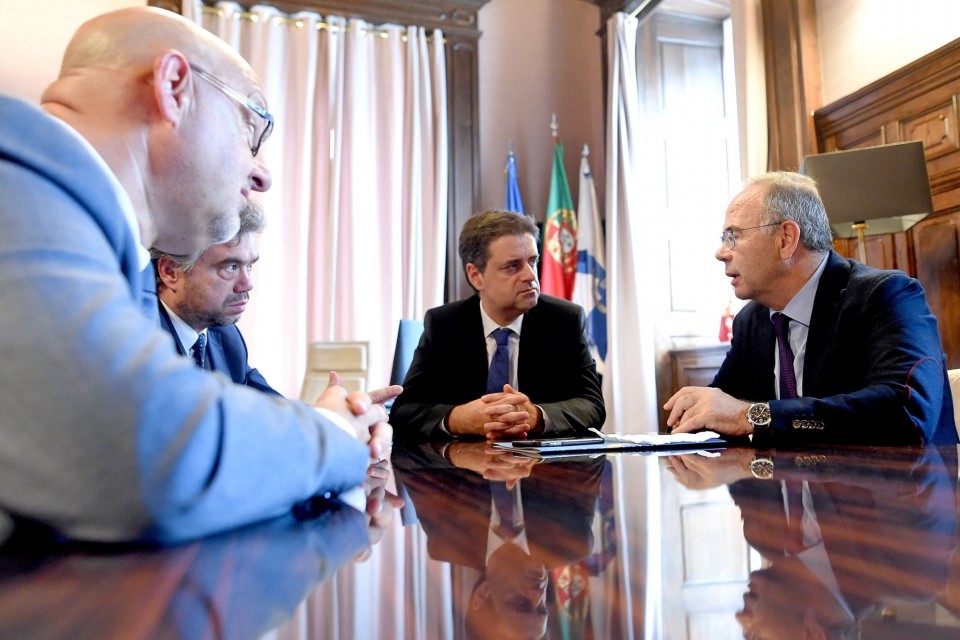 BRAGA - Ricardo Rio recebeu alcaide de Santiago de Compostela