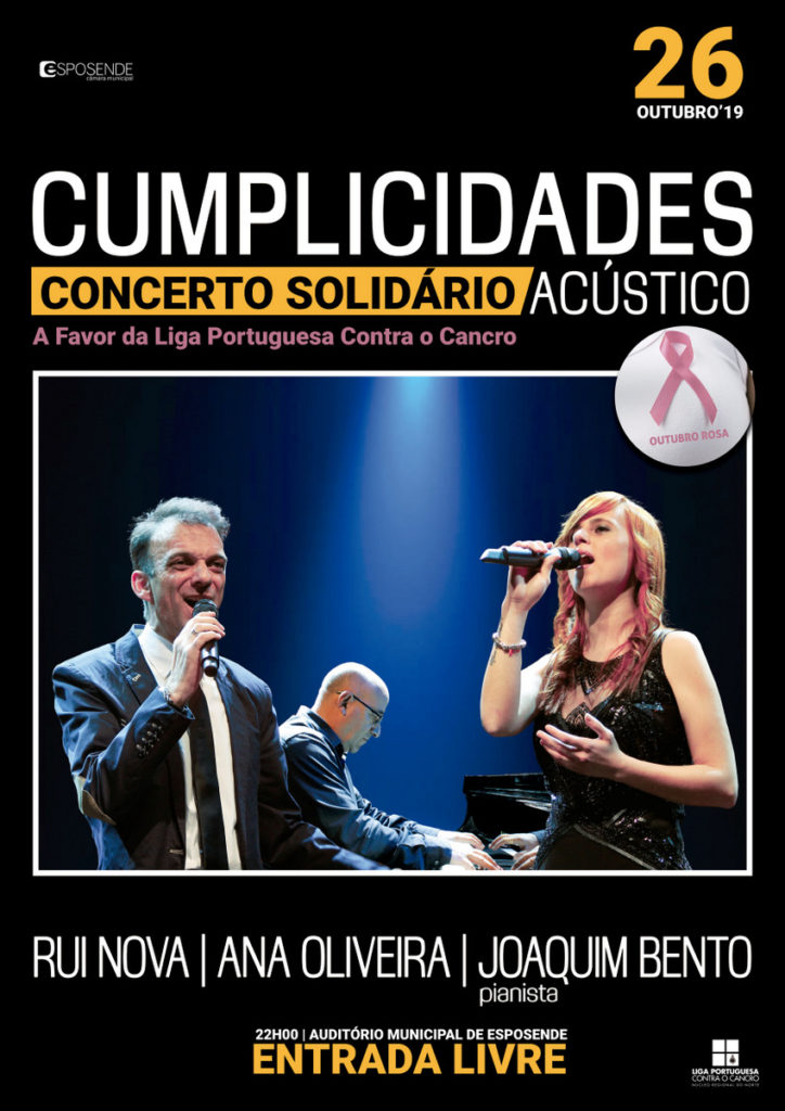 Concerto solidário a favor da liga Portuguesa Contra o Cancro em Esposende (26 de OUT)