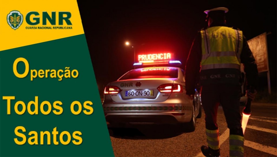 Já está na estrada operação ‘Todos os Santos’ da GNR