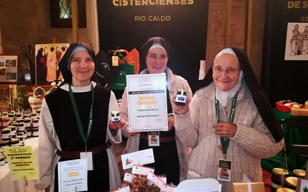 Terras de Bouro. Monjas Cistercienses de Rio Caldo arrecadaram 1.º prémio de melhor compota em Alcobaça