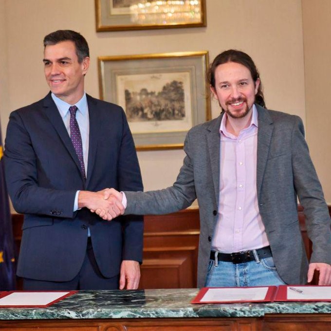 PSOE e Unidas Podemos criam ‘geringonça’ à espanhola