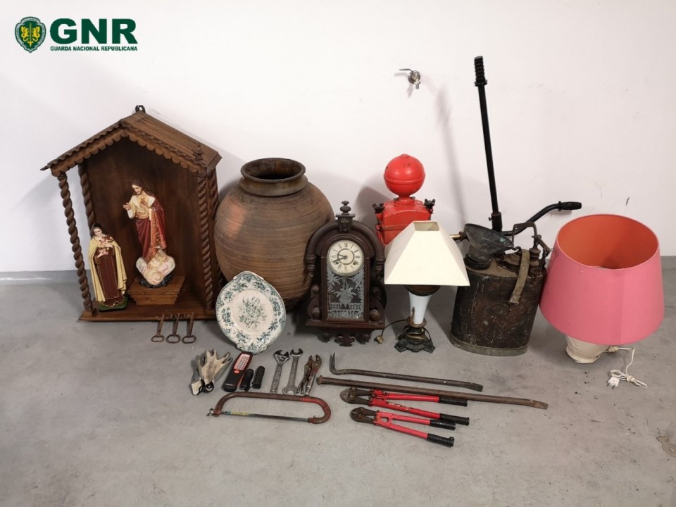 GNR recupera antiguidades e peças de arte sacra furtadas em Fafe