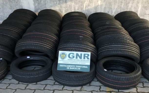 GNR apreende pneus furtados em Famalicão
