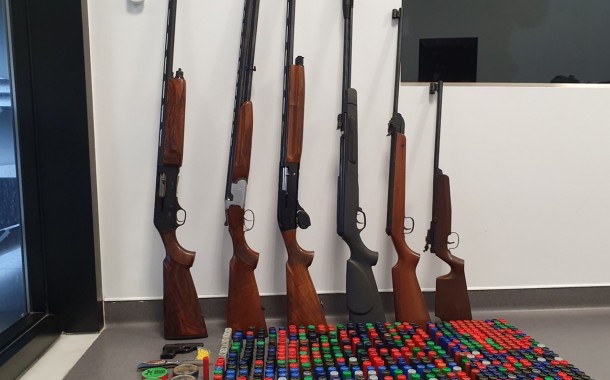 Investigação por violência doméstica resulta na apreensão de seis armas de fogo em Fafe