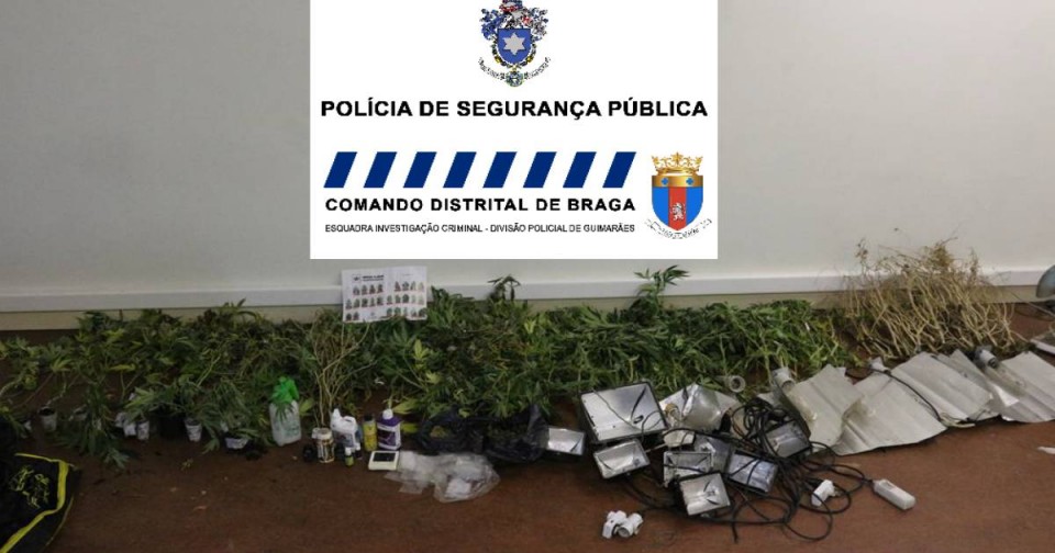Fogo em casa tramou traficante de droga, em Guimarães