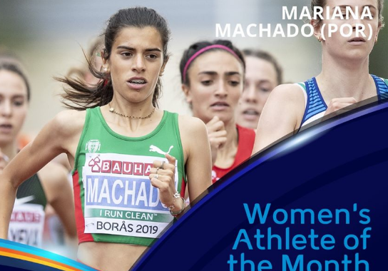 Mariana Machado eleita Atleta do Mês de Novembro pela European Athletics