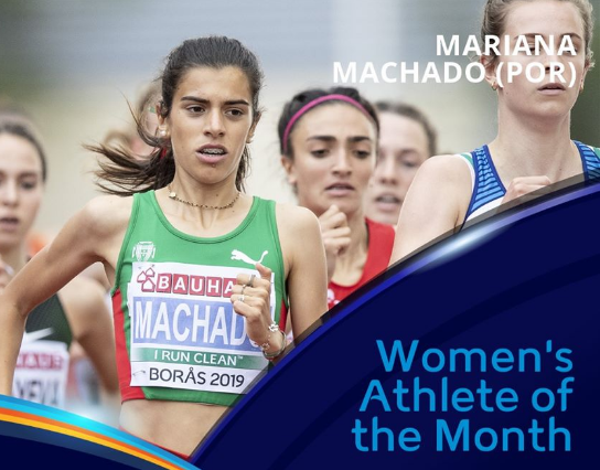 Mariana Machado eleita Atleta do Mês de Novembro pela European Athletics