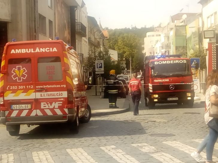 Lojas evacuadas e trânsito cortado após fuga de gás em Famalicão