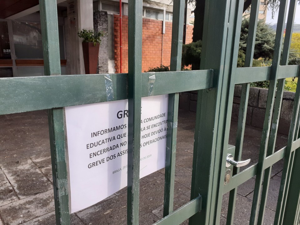 Greve da função publica põe maioria dos alunos sem aulas no Minho