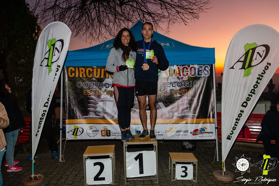 Tiago Conceição e Elsa Gonçalves foram primeiros na 1ª etapa da Corrida Contra-Relógio dos Escadórios do Bom Jesus