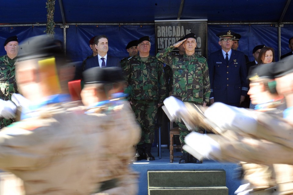 Recepção do Estandarte da 3.ª Força Nacional destacada no Afeganistão em Braga