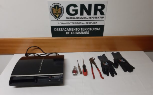 GNR recupera produto de furto em Guimarães