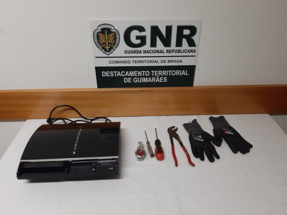 GNR recupera produto de furto em Guimarães