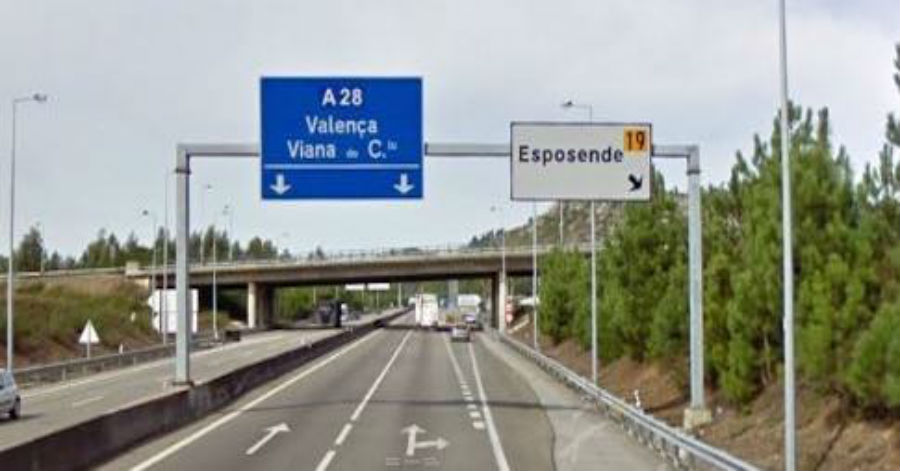 Portagens na A28  com 