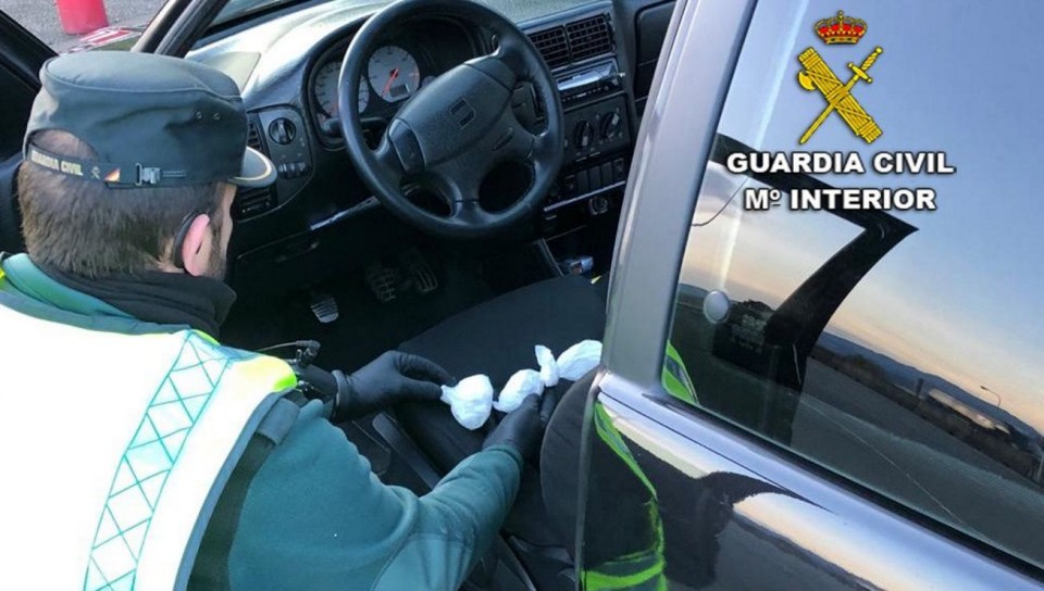 Traficante de droga de Braga detido na Galiza com 2.000 doses de cocaína