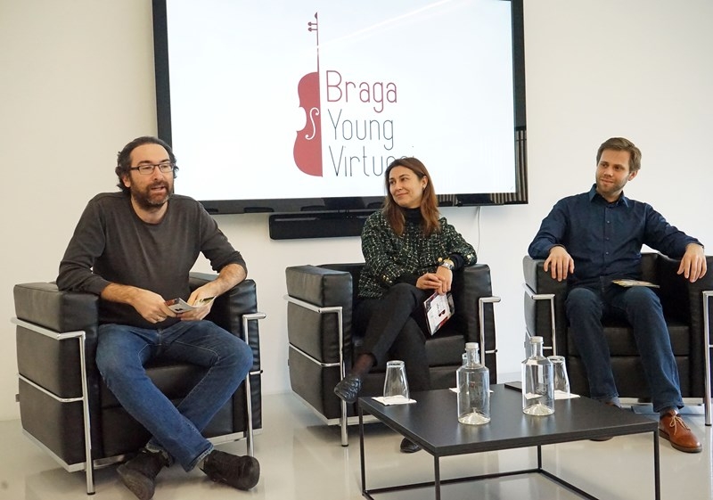 Jovens violinistas de todo mundo no palco do Braga Young Virtuosi em Setembro