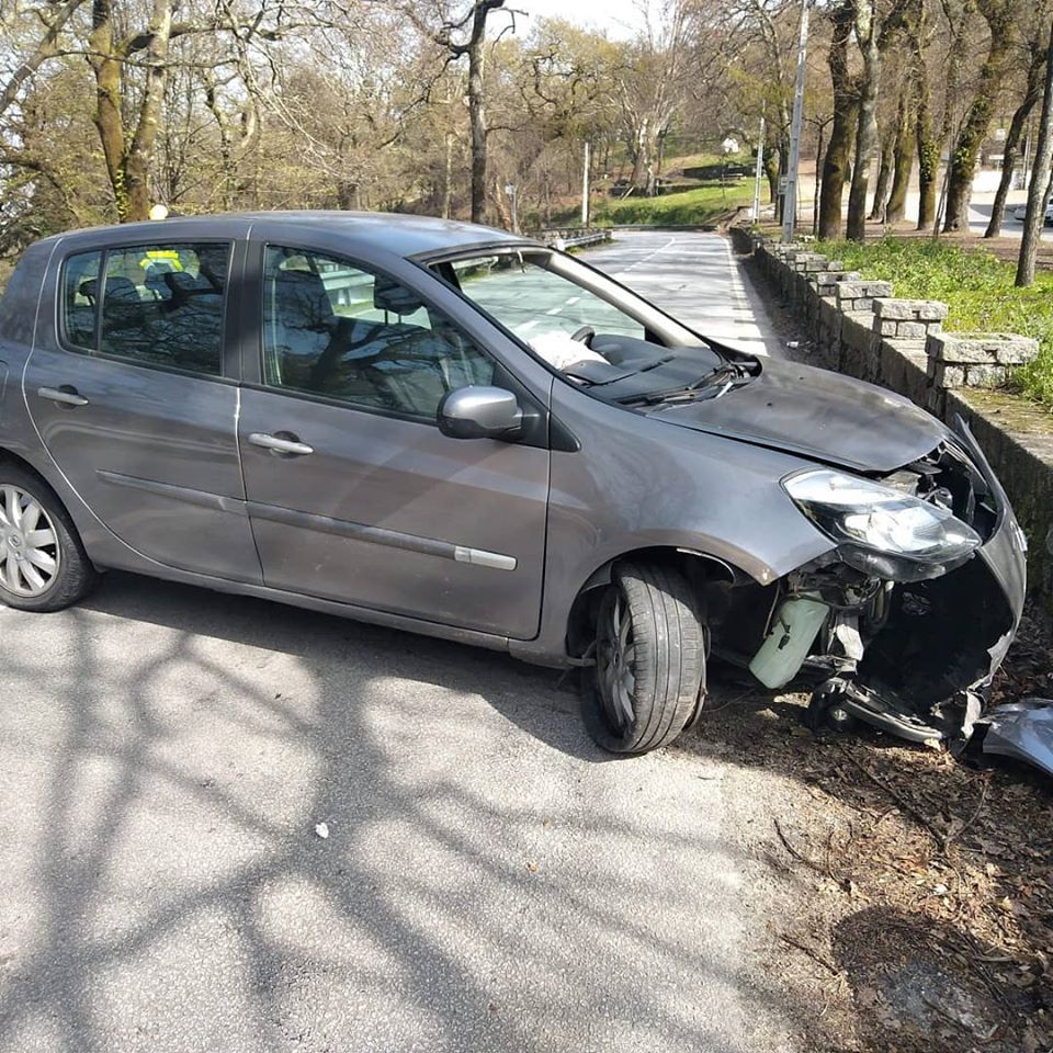 Braga. Dois feridos em despiste na Falperra