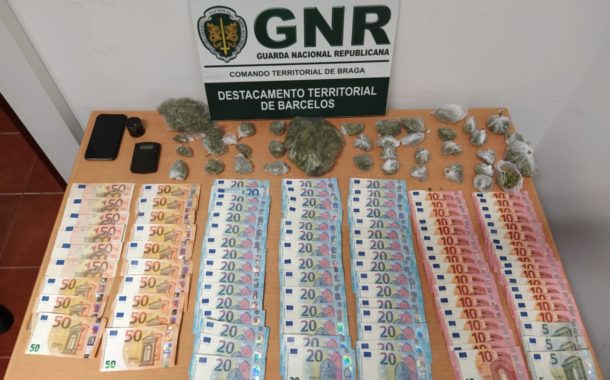 GNR ‘apanha’ homem a vender droga em posto de abastecimento em Esposende