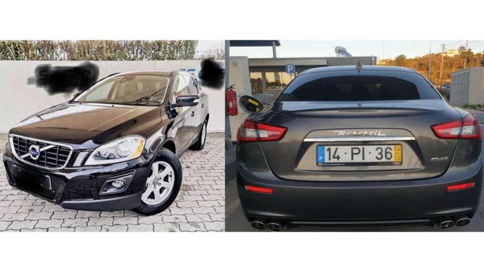 Volvo e Maserati ‘voam’ de moradia em Famalicão