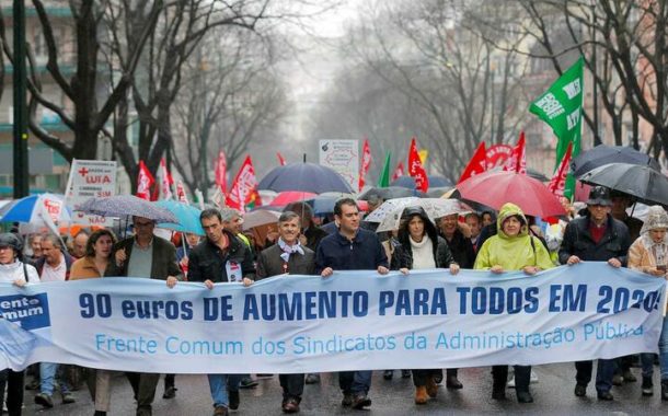 Frente Comum marca greve para 20 de Março