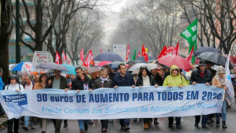 Frente Comum marca greve para 20 de Março