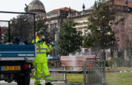 Agere desinfecta ruas e espaços públicos de Braga