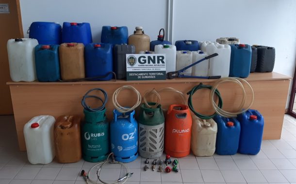 Guimarães - Detido com mais de 800 litros de gasóleo furtado