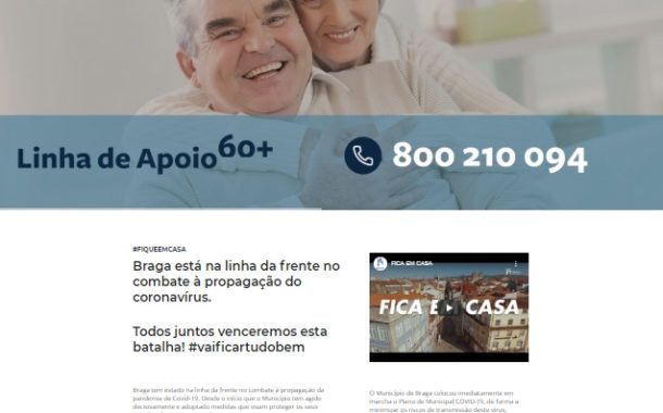 Braga lança portal dedicado ao covid-19