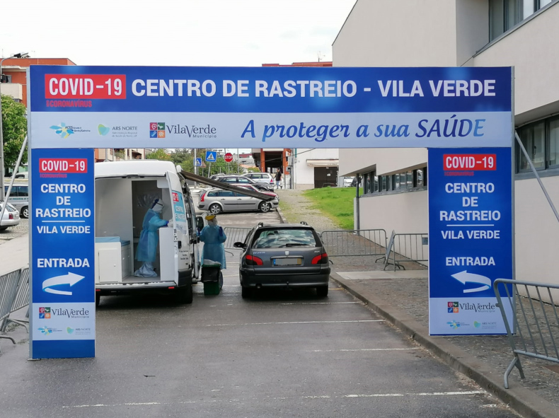 Centro de rastreio à Covid-19 já funciona em Vila Verde, e dentro de dias em Amares e Terras de Bouro
