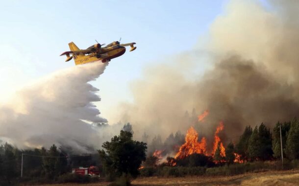 Fogos florestais. Braga pede autorização para que meios aéreos pesados actuem no distrito