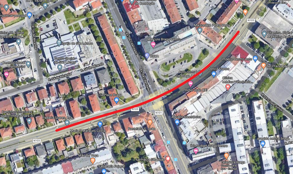 Condicionamentos ao trânsito em Braga