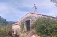 Jovem salta de telhado para poço em Afife e parte pés e braços (c/vídeo)