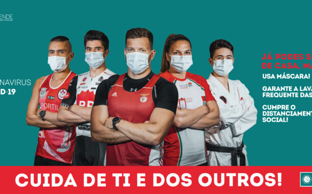 Atletas de Esposende dão cara em campanha para uso de máscara