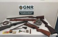 GNR ‘apanha’ dois homens na posse ilegal de armas em Arcos de Valdevez