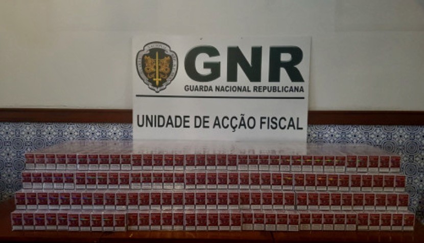 GNR apreende 70 mil cigarros de contrabando em operação na A3