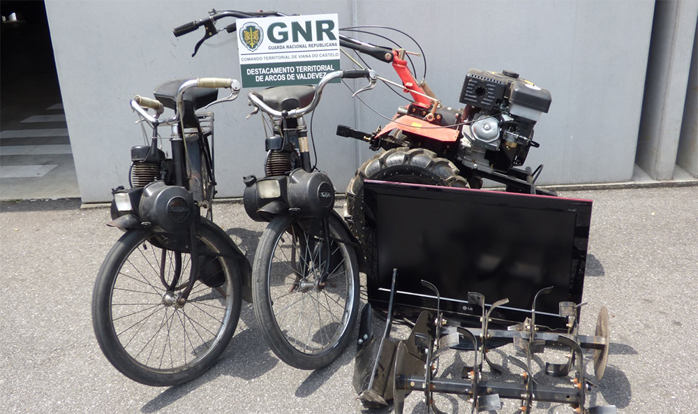 GNR recupera material roubado na Ponta de Barca