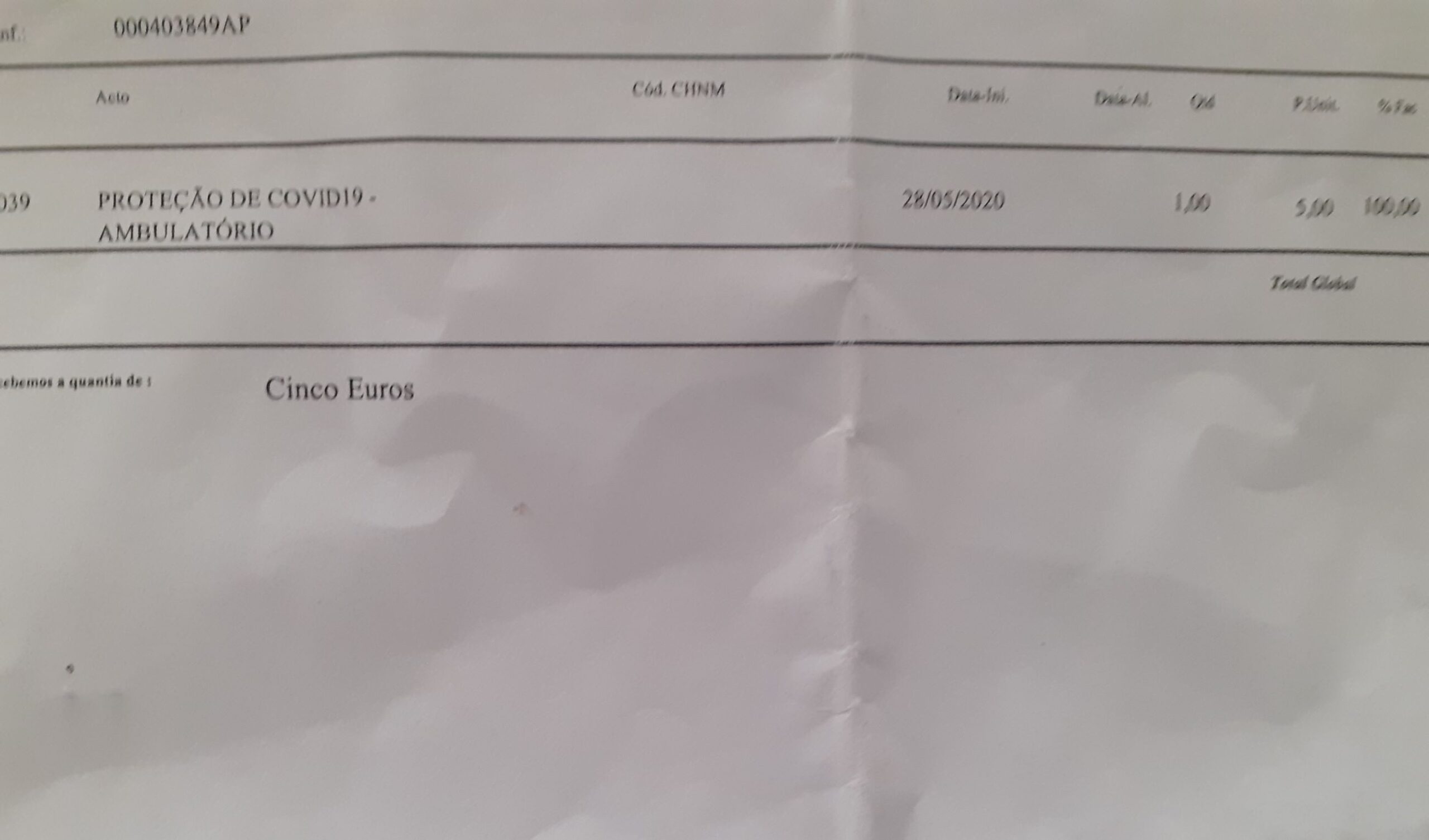 BE quer travar cobrança da taxa Covid-19 nos hospitais do Grupo Trofa Saúde