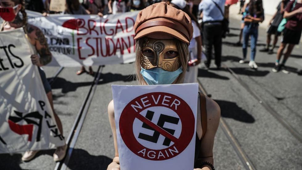 Núcleo Antifascista de Braga em Lisboa “contra o fascismo e a xenofobia” (c/ vídeo)